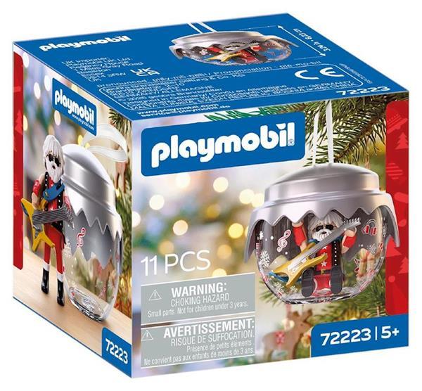 PLAYMOBIL 72223 BOLA NAVIDEÑA : ESTRELLA DEL ROCK