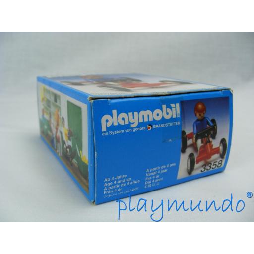 PLAYMOBIL 3358 NIÑO CON COCHE KART (AÑO 1982 - 1985) [2]