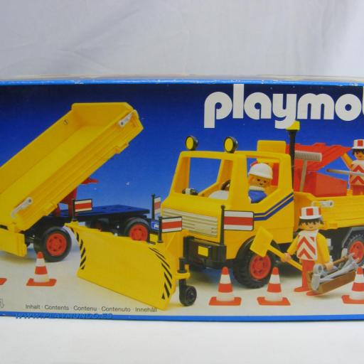 PLAYMOBIL 3454 CAMION DE CONSTRUCCION  (AÑO 1986 - 1992)) [3]