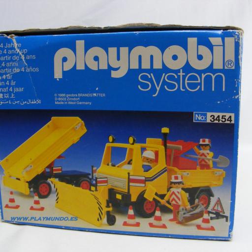 PLAYMOBIL 3454 CAMION DE CONSTRUCCION  (AÑO 1986 - 1992)) [4]