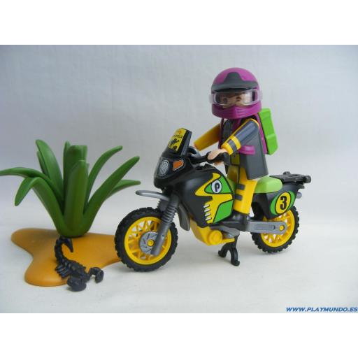 PLAYMOBIL 4426 MOTO DE RALLY (AÑO 2004- 2007) [0]