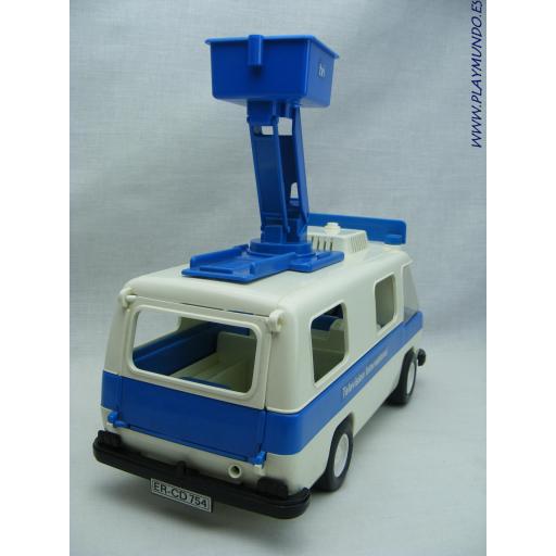 PLAYMOBIL 3468 FURGONETA CON EQUIPO TELEVISION INTERNATIONAL (AÑO 1985 - 1989) [3]