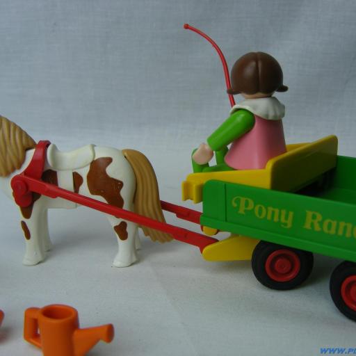 PLAYMOBIL 3713 CARRETA INFANTIL PONY RANCH (AÑO 1992 - 2000) [3]