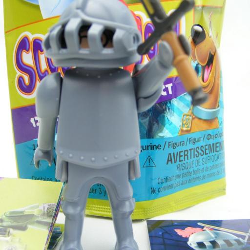 PLAYMOBIL SERIE 1 SCOOBY DOO BLACK KNIGHT FANTASMA EL CABALLERO OSCURO [1]