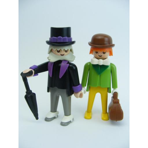 PLAYMOBIL 3099 PROFESOR MOBILUX Y PATRICK VICTORIANO (AÑO 1987 - 1991) [1]