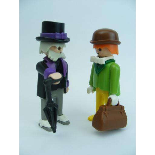 PLAYMOBIL 3099 PROFESOR MOBILUX Y PATRICK VICTORIANO (AÑO 1987 - 1991) [0]