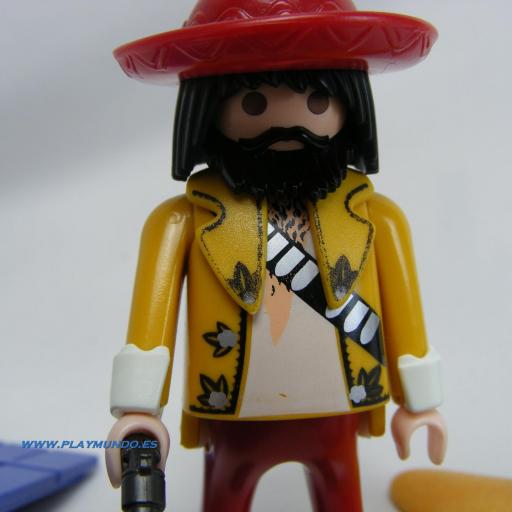 PLAYMOBIL 3035 CONTRABANDISTA DE ARMAS MEXICANO OESTE WESTERN (AÑO 1999 - 2000) [3]