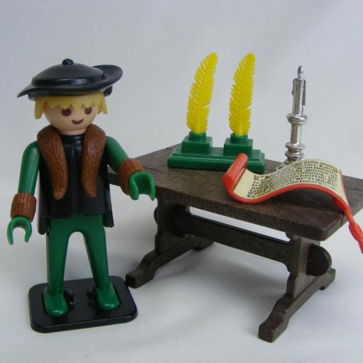 PLAYMOBIL 3375 ESCRIBANO MEDIEVAL (AÑO 1977 - 1980) [0]