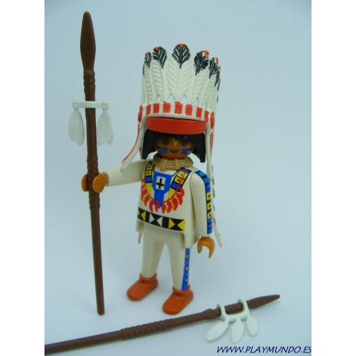 PLAYMOBIL 4589 SPECIAL JEFE INDIO OESTE WESTERN (AÑO 2001 2002) [0]