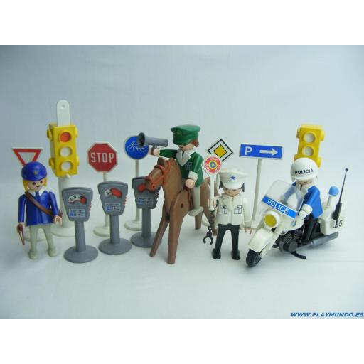 PLAYMOBIL 3489 SET DE POLICIAS   (AÑO 1988 - 1995) [0]