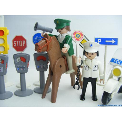 PLAYMOBIL 3489 SET DE POLICIAS   (AÑO 1988 - 1995) [2]