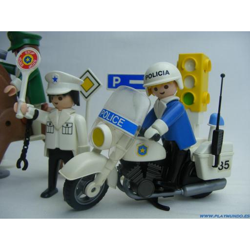 PLAYMOBIL 3489 SET DE POLICIAS   (AÑO 1988 - 1995) [3]