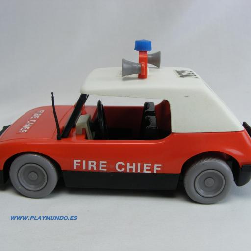 PLAYMOBIL 3216 COCHE DE BOMBEROS - FIRE CHIEF (AÑO 1977 - 1980) [2]