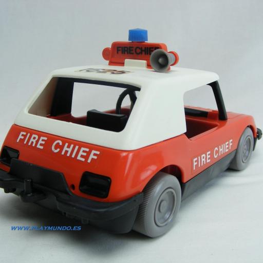 PLAYMOBIL 3216 COCHE DE BOMBEROS - FIRE CHIEF (AÑO 1977 - 1980) [3]