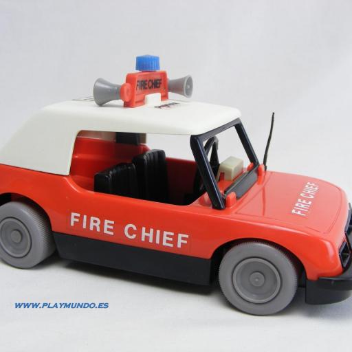 PLAYMOBIL 3216 COCHE DE BOMBEROS - FIRE CHIEF (AÑO 1977 - 1980) [4]