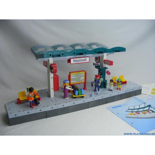 PLAYMOBIL 4382 ESTACION DE TREN (AÑO 1997 - 2005) [0]
