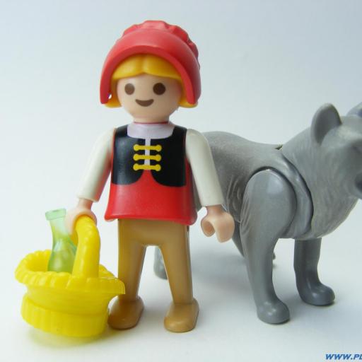 PLAYMOBIL 4562 SPECIAL CAPERUCITA ROJA Y EL LOBO (AÑO 1999 - 2000) [0]