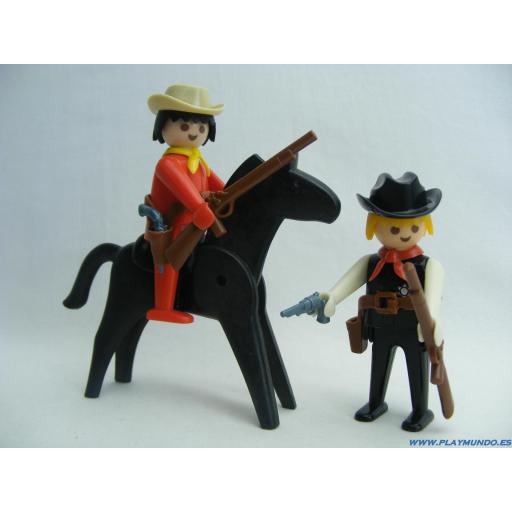PLAYMOBIL 3581 SHERIFF Y VAQUERO OESTE WESTERN (AÑO 1980 - 1985) [0]