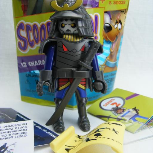 PLAYMOBIL SERIE 2 SCOOBY DOO SAMURAI FANTASMA (GHOST OF THE BLACK SAMURAI)