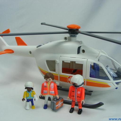 PLAYMOBIL  6686 HELICOPTERO RESCATE MEDICO (AÑO 2015)