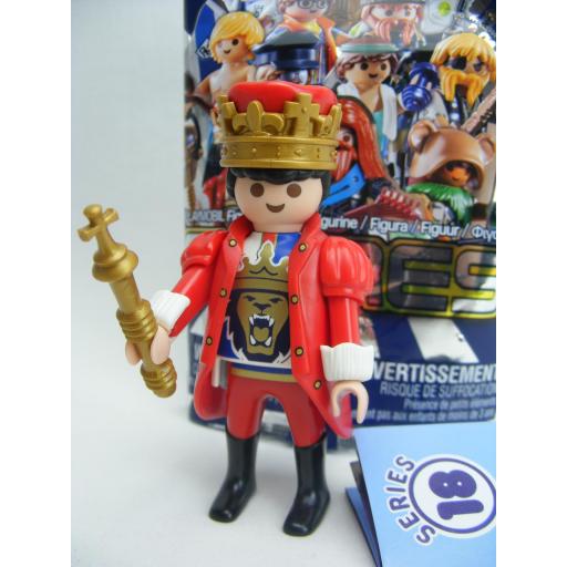 PLAYMOBIL SERIE 18 CHICOS REY MEDIEVAL QUEEN