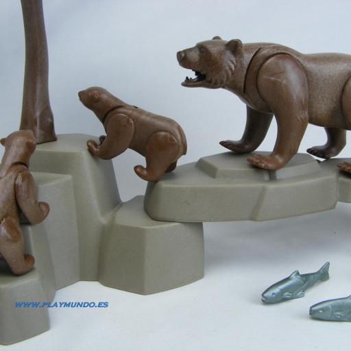 PLAYMOBIL 3830 INDIO CON OSOS (AÑO 1995 - 1997) [3]