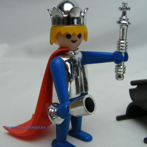 PLAYMOBIL 3331  REY MEDIEVAL (Corona versión 2 - año 1976 ) [3]