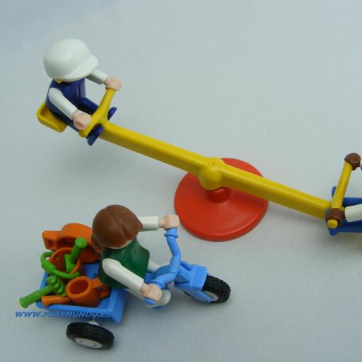 PLAYMOBIL 3308 NIÑOS CON BALANCIN (AÑO 1988 - 1993) [2]