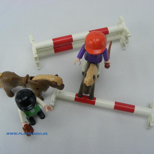 PLAYMOBIL 3714 NIÑOS HIPICA (AÑO 1992 - 2000) [2]
