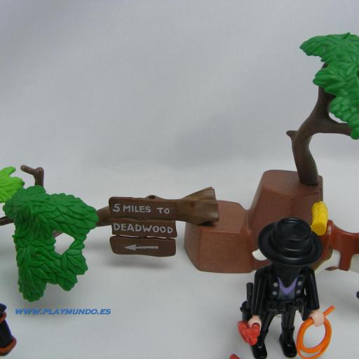 PLAYMOBIL 3036 BANDIDOS DEL OESTE VAQUEROS (AÑO 1999 - 2000) [3]