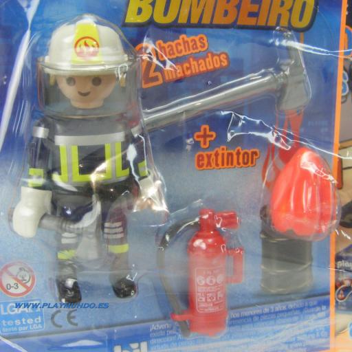PLAYMOBIL REVISTA BLUE Nº9  BOMBERO  (OCTUBRE 2015) [2]