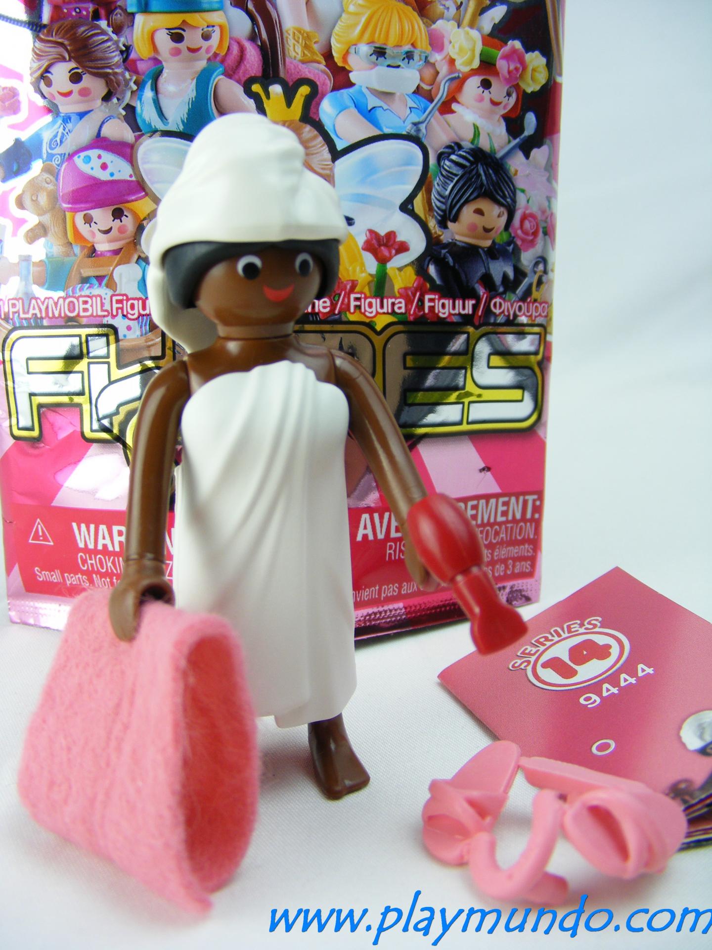 PLAYMOBIL SERIE 14 CHICAS MUJER EN TOALLA