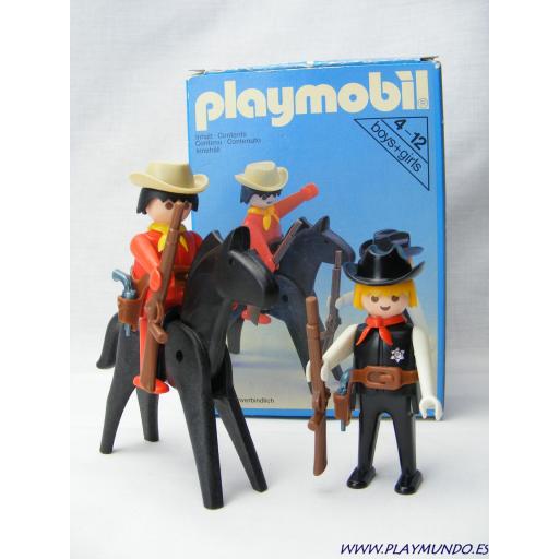 PLAYMOBIL 3581 VAQUERO Y SHERIFF (AÑO 1981 - 1988) [0]