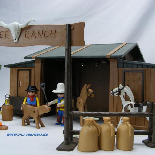 PLAYMOBIL 3768 SILVER RANCH OESTE WESTERN  (1987 - 1993) [1]