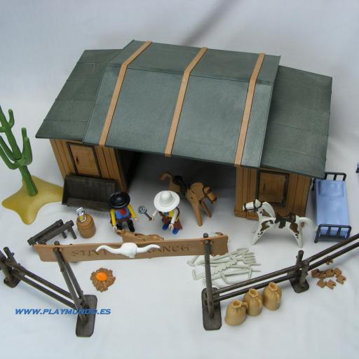 PLAYMOBIL 3768 SILVER RANCH OESTE WESTERN  (1987 - 1993) [2]