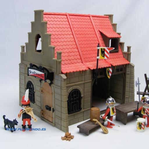 PLAYMOBIL 3444 CUARTEL DE LA GUARDIA MEDIEVAL (AÑO 1977 - 1981) [0]