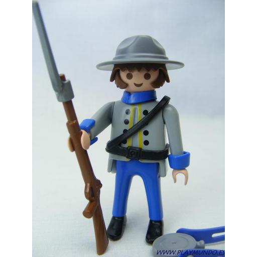 PLAYMOBIL  4622 ESPECIAL SOLDADO SUDISTA OESTE WESTERN (AÑO 2004) [0]