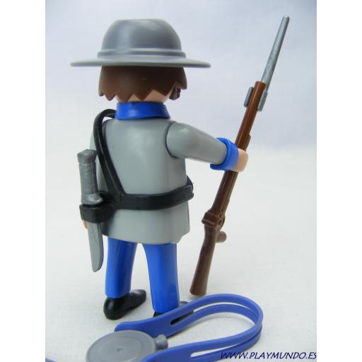 PLAYMOBIL  4622 ESPECIAL SOLDADO SUDISTA OESTE WESTERN (AÑO 2004) [2]