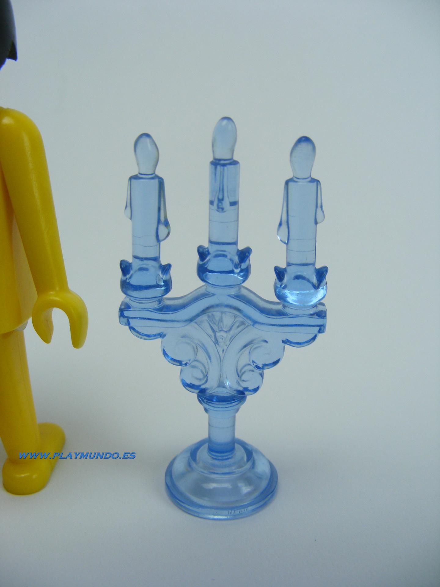 Playmobil llavero cabeza chica azul - Playmobil