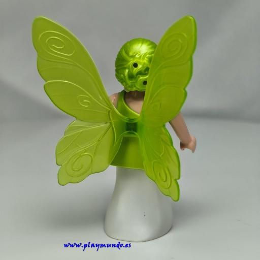 PLAYMOBIL HADA ALAS VERDES MUJER MUÑECO CLICK mod9254 [1]