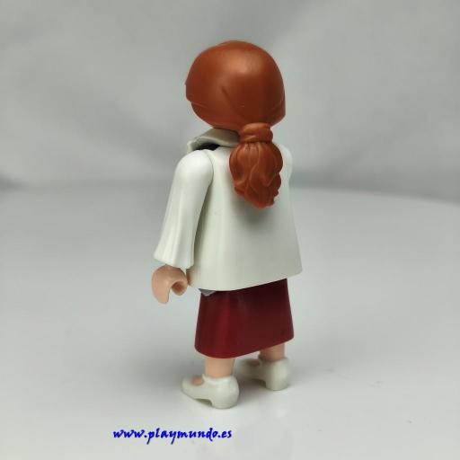 PLAYMOBIL MUJER FALDA ROJA MUÑECO CLICK  MOD278 [1]