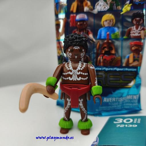 PLAYMOBIL SERIE 30 CHICOS ABORIGEN AUSTRALIANO