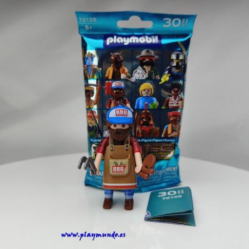 PLAYMOBIL SERIE 30 CHICOS MAESTRO DE BARBACOA [1]