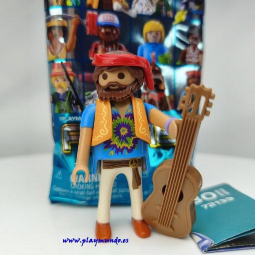 PLAYMOBIL SERIE 30 CHICOS MÚSICO HIPPIE