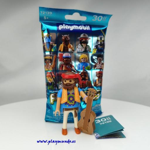 PLAYMOBIL SERIE 30 CHICOS MÚSICO HIPPIE [1]