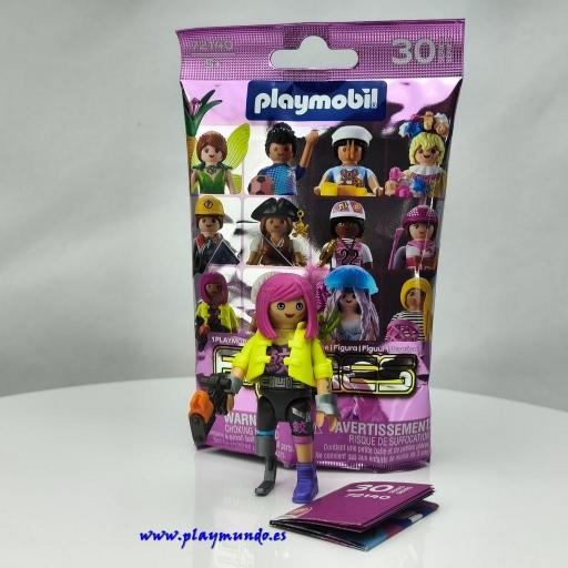 PLAYMOBIL SERIE  30 CHICAS CHICA CIBER  CYBERPUNK [1]