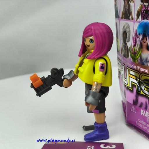 PLAYMOBIL SERIE  30 CHICAS CHICA CIBER  CYBERPUNK [2]