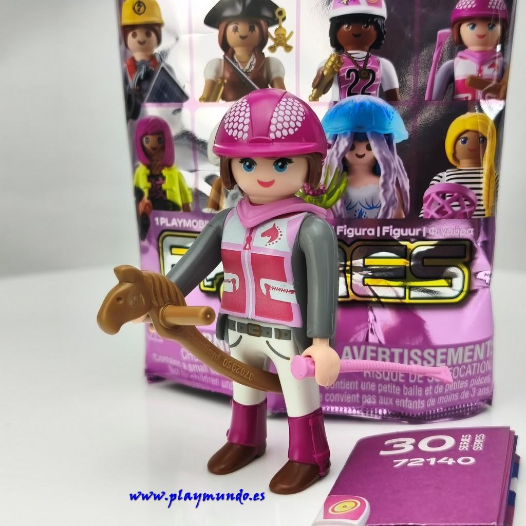 PLAYMOBIL SERIE 30 CHICAS JINETE DE HOBBY HORSE
