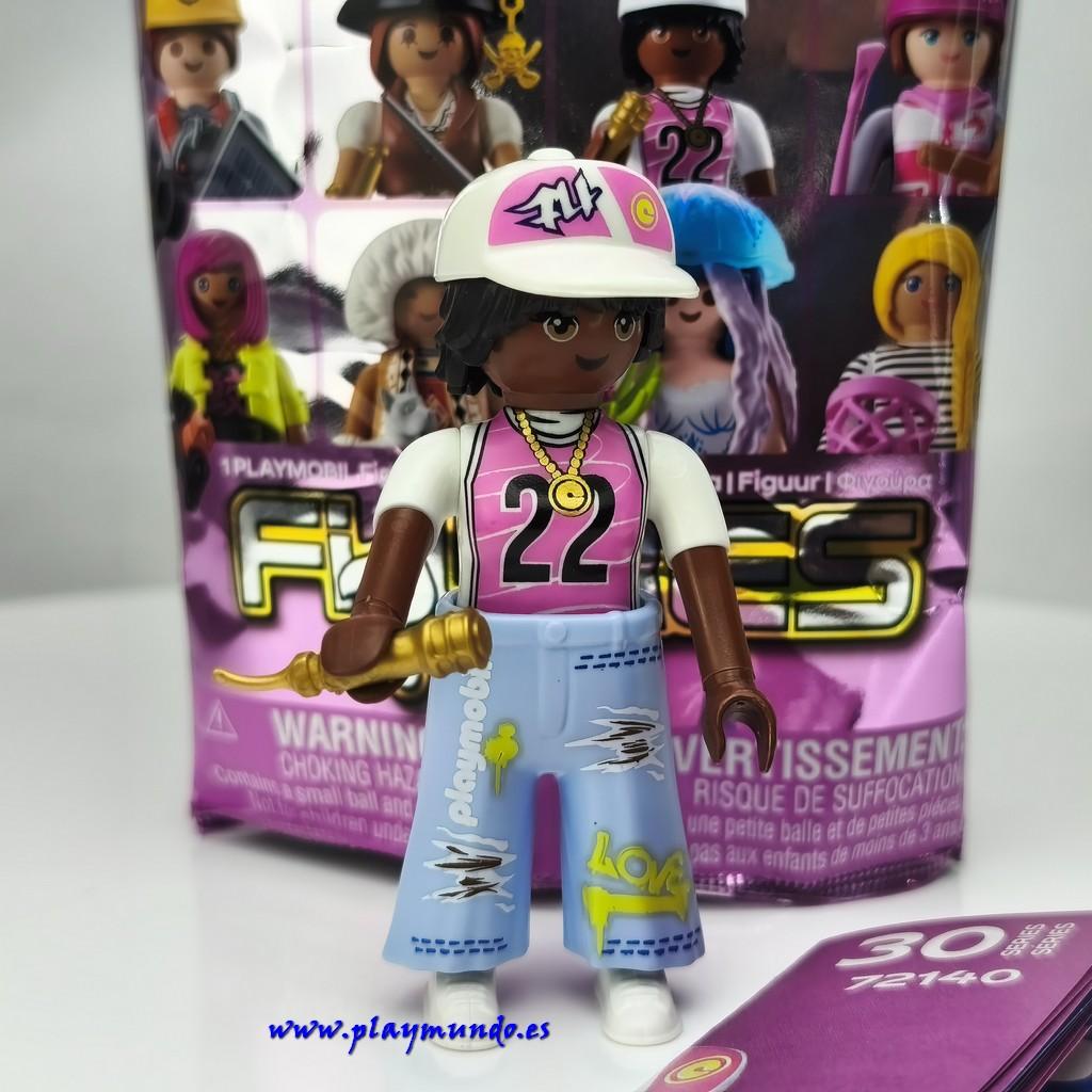 PLAYMOBIL SERIE 30 CHICAS CANTANTE RAPERA