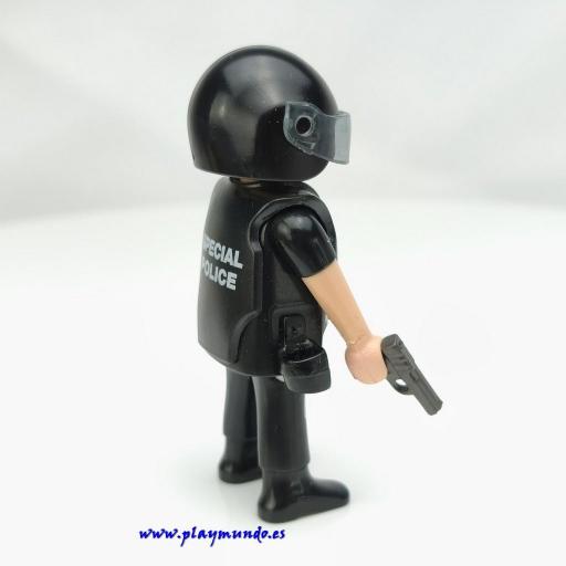PLAYMOBIL MUÑECO CLICK POLICIA  MOD713 [1]